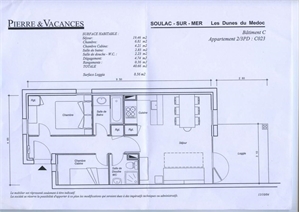 t3 à la vente -   33780  SOULAC SUR MER, surface 41 m2 vente t3 - UBI430589177